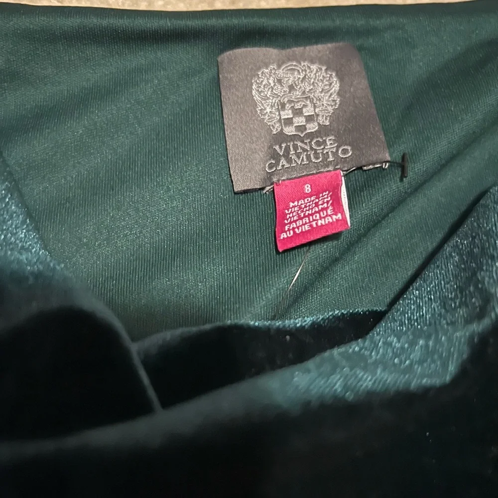 Vince Camuto Green Velvet Dress - Picture 4 of 4
